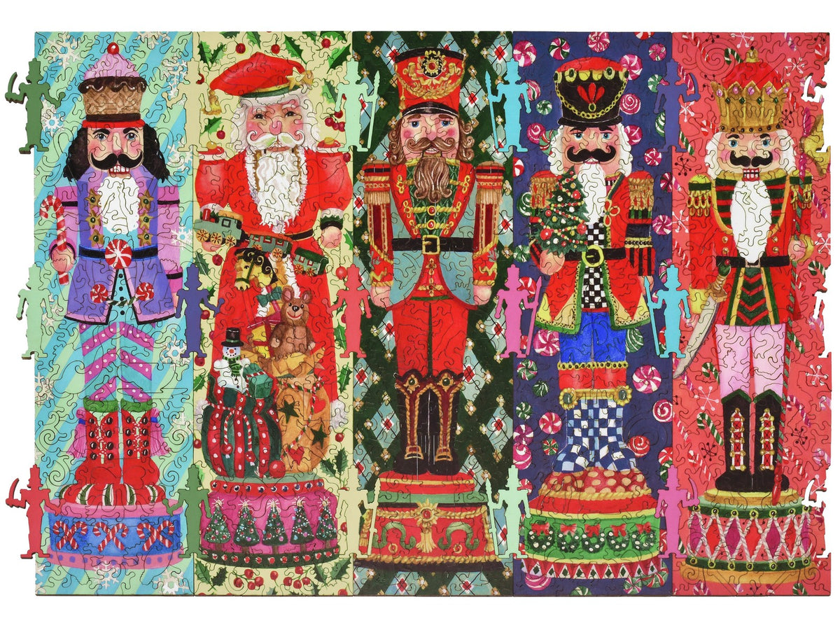 The front of the puzzle, Nutcrackers.