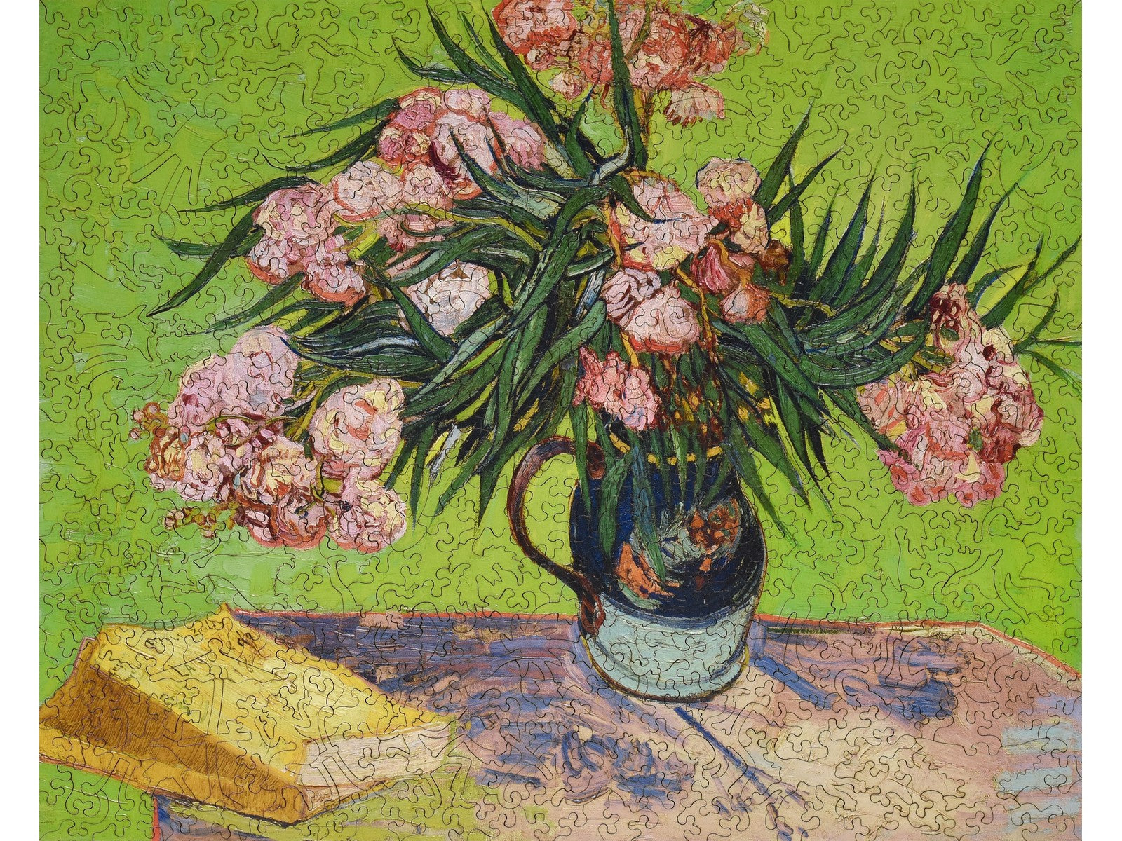 The front of the puzzle, Oleanders.