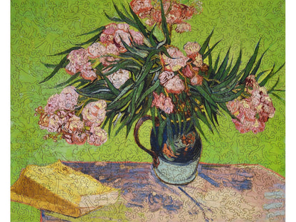 The front of the puzzle, Oleanders.