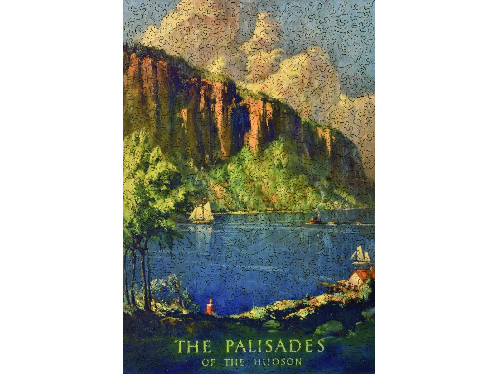 The Palisades of the Hudson Wooden Jigsaw Puzzle Liberty Puzzles The Palisades of the Hudson Wooden Jigsaw Puzzle Liberty Puzzles