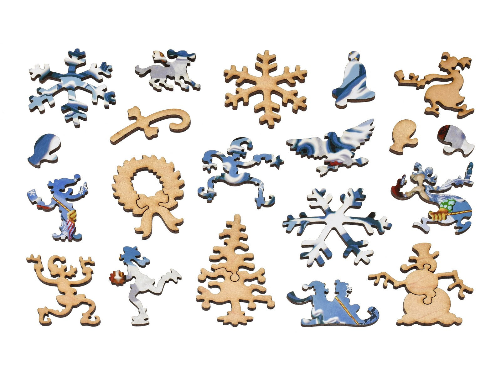 The whimsy pieces that can be found in the puzzle, Playin' Hookie.