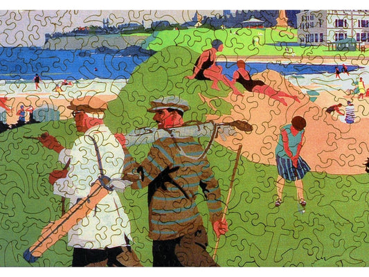 A closeup of the front of the puzzle, St. Andrews.