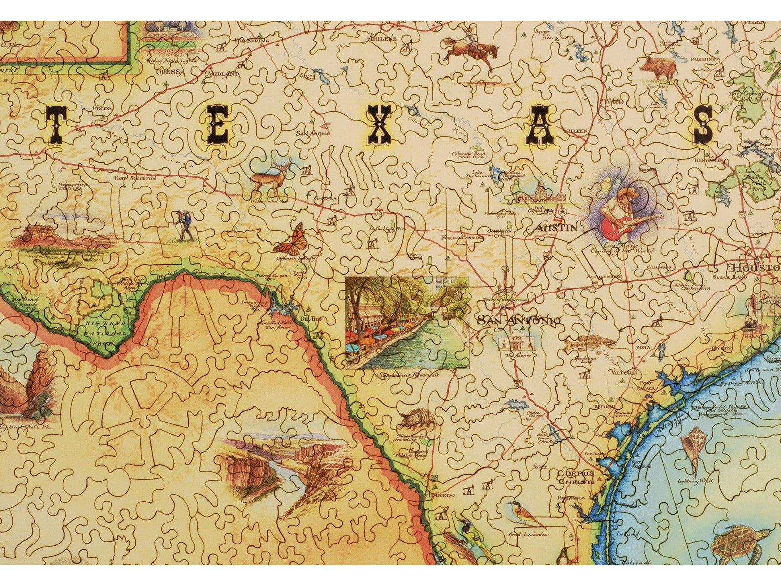 Liberty Puzzles map of Republic of hotsell Mexico