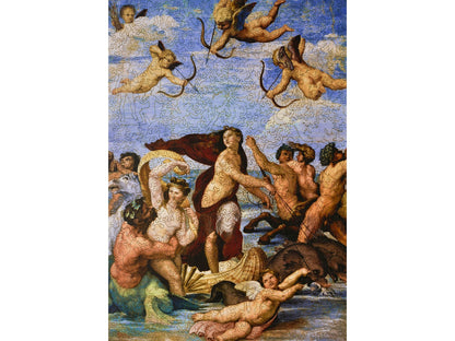 The front of the puzzle, The Triumph of Galatea.