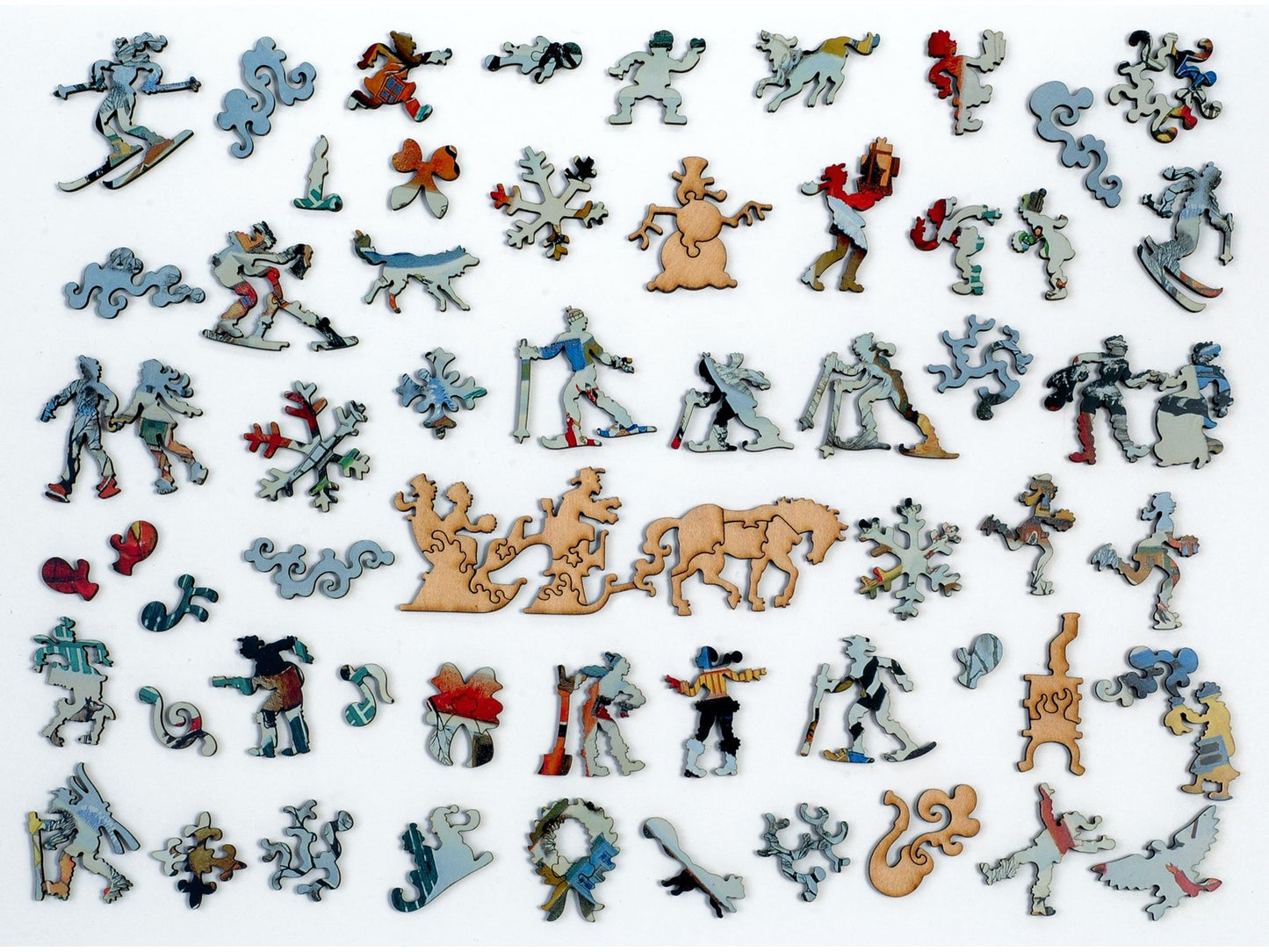 The whimsy pieces that can be found in the puzzle, This is Life.