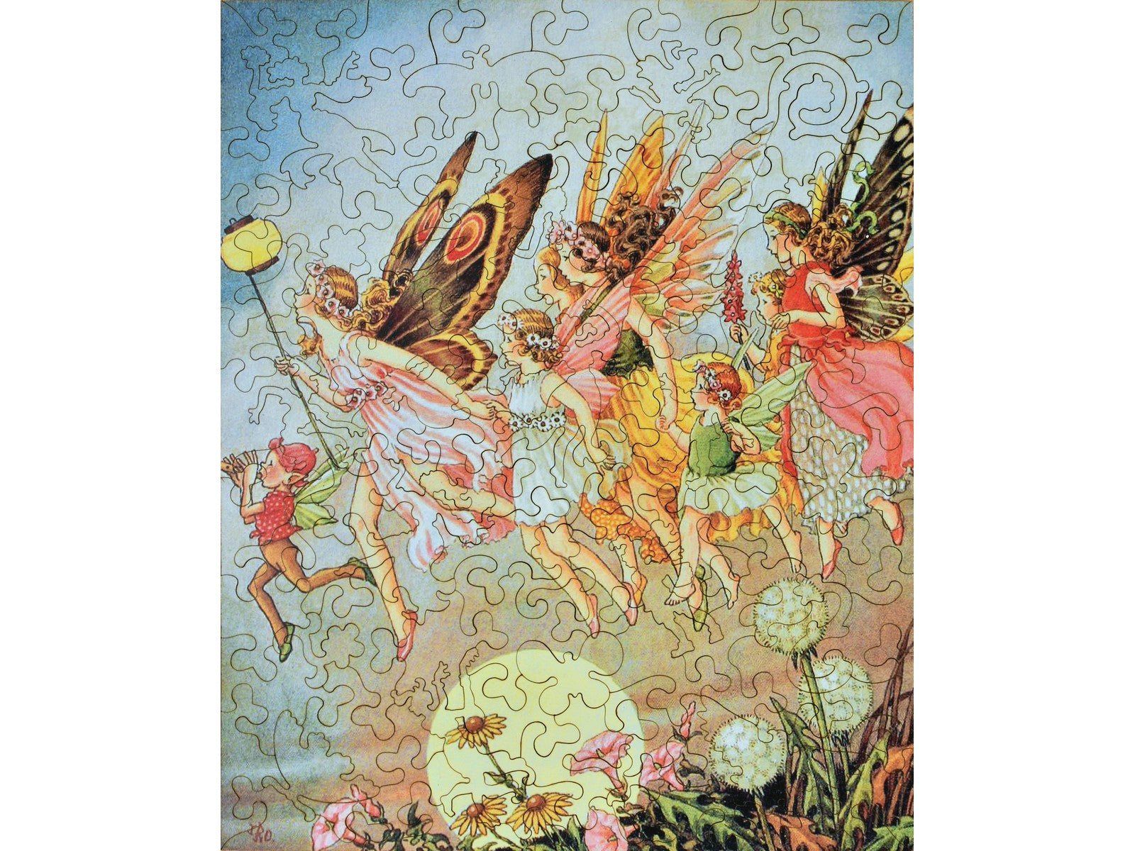 The front of the puzzle, When the Fairies Came.